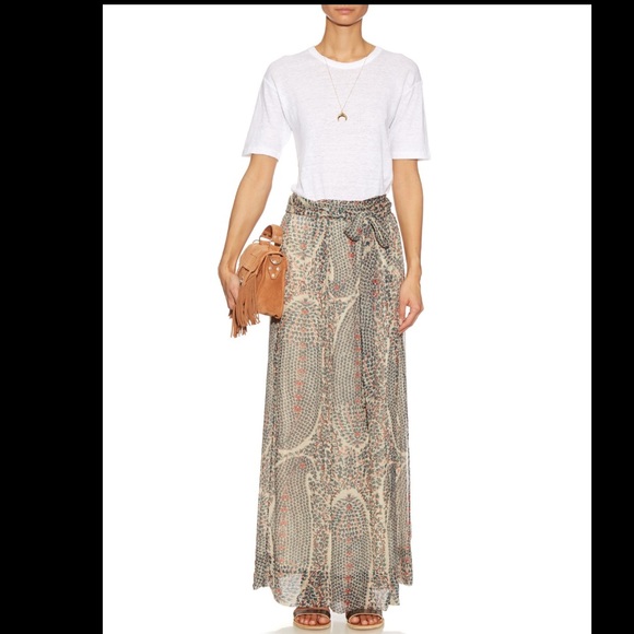 Isabel Marant Dresses & Skirts - Isabel Marant Sesley Botanical Paisley-print Maxi Skirt Size 38